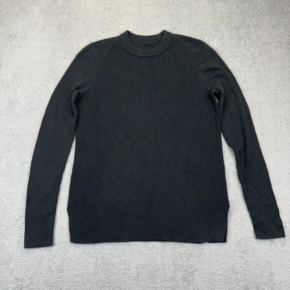 Lululemon Take It All In Cotton-Blend Sweater Black Womens Size S Small - Picture 1 of 6